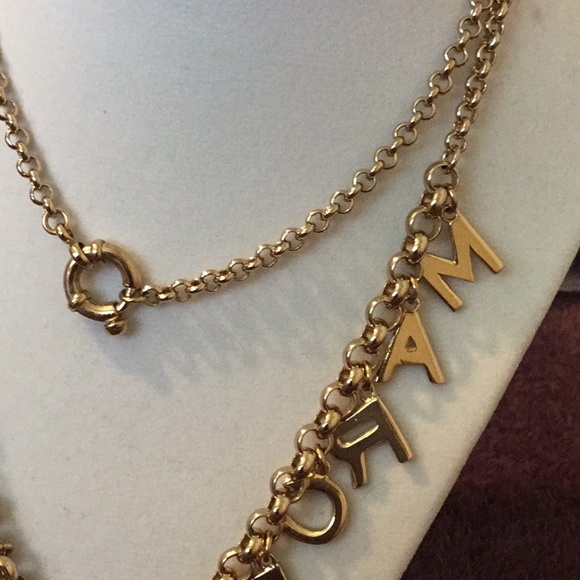 Rare Marc by Marc Jacobs Gold Toned & Red Enameled Necklace - Picture 11 of 16